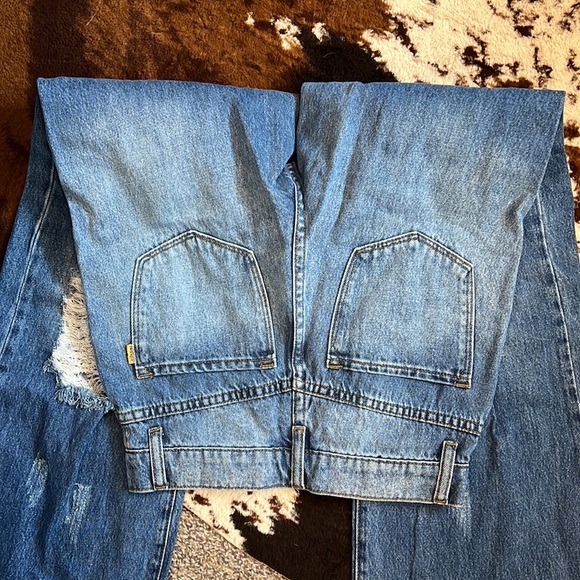 Famous Vibrant Wide Leg Trouser Denim in size 1/25 - Picture 6 of 7